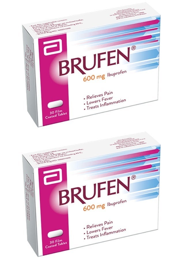 Abbott Pack Of 2 Brufen 600 mg Tablet 30 pcs - Image 2
